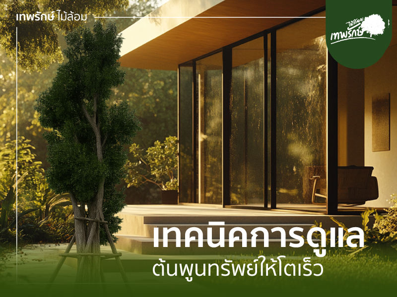 เทคนิคการดูแลต้นพูนทรัพย์ให้โตเร็ว